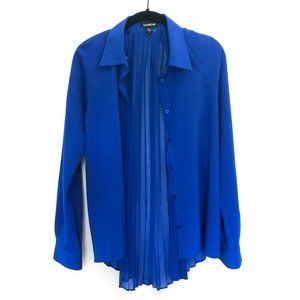 Bebe Blue Blouse Top Size XS